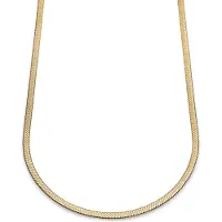Lucleon Essentials | 5 mm Goudkleurige Ketting met Visgraatschakels