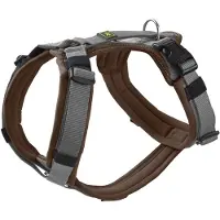 Hunter Harnas Maldon Up Bruin&Grijs - Hondentuig - 53-71 cm