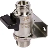 Ich-zapfe Muurbeugel met kraan, grootte: 7 mm