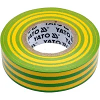YATO Serie - Elektro-isolatietape - 19mmx20m - Geel-Groen - PVC