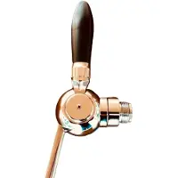 Ich-zapfe Biertap, Compensatorkraan - Cosmo, verchroomde compensator met stalen aansluiting 5/8" - 1/2"
