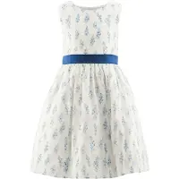 Happy girls Jurk blauw denim / wit