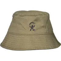 Isbjörn of Sweden - Kid's Nemå Fisherman Hat - Hoed 48-50 cm, beige/olijfgroen