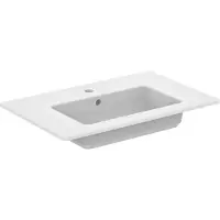 Ideal standard E053501 Wastafel voor meubels, serie Eurovit, 1 bak met overloop.