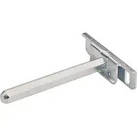 Hettich planksteun metaal verstelbaar 47661 ( a 1 st )