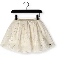 Like Flo korte rok met pailletten ecru Meisjes Polyester Effen - maat 110