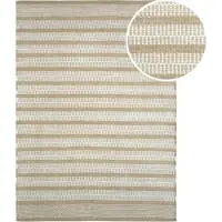 Axi Aruba Buitenkleed, rechthoekig, geel - Ideaal voor kleinere zithoeken of een bistroset / Buitenkleed gemaakt van gerecyclede PET-flessen - 140x200 cm / Dikte: 5 mm