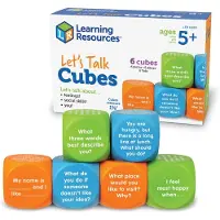 Learning Resources educatief speelgoed Let's Talk Cubes multicolor. - 3+