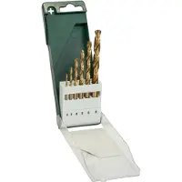 Bosch Powertools - 6-delige metaalboorset HSS-TiN, DIN 338 2,0; 3,0; 4,0; 5,0; 6,0; 8,0 mm