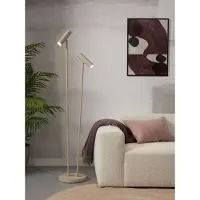 It´s about RoMi Vloerlamp Havana, crème / amber, Woon-/ Eetkamer, metaal, Design, vloerlamp