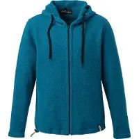 Mufflon - Kian - Merinohoodie XL, blauw