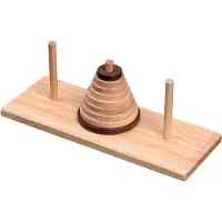 Philos Toren van Hanoi (Hevea Hout)
