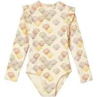 Salted Stories Meisjes Zwemkleding Shells Bodysuit - Creme - Maat 74/80
