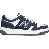 New Balance Kids Sneakers B480 Lace marine (28), Plat, Veters, Casual, Marineblauw, kinderkleding PB480V1_KL
