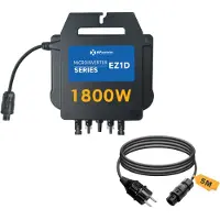 EnjoySolar Stroomomvormers, Micro-omvormer EZ1D (1800W) + kabelbundel
