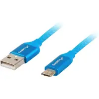 Lanberg Cable Micro USB Lanberg CA-USBM-20CU-0010-BL 1 m