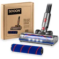 123accu Dyson V7 / V8 / V10 / V11 / V15 Zuigmond met Led en zachte borstel en V-borstel (huismerk)