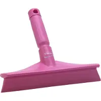Vikan Ultra Hygiëne Handtrekker 71251 - 25 cm - Roze - Geschikt voor Sanitair en andere Vlakke oppervlakken
