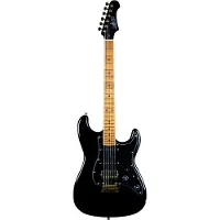 JET Guitars JS-400 Black (Gold Hardware) elektrische gitaar