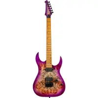 Spira Guitars S-450 TPP Poplar Burl Gloss Trans Purple