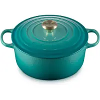 Le Creuset ronde braadpan 5,3 l Bleu Riviera