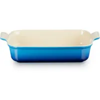 Le Creuset ovenschaal 71102322200001 Azure 32x24cm 4L rechthoekig