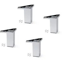 Emuca Alumix 10 Cm Furniture Leg 4 Units