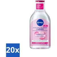 OEM - Micellair Water - Essentials Verzachtend & Verzorgend - Voor droge huid - Met Amandelolie & Aminozuren - 400 ml - Bulkverpakking - 20 stuks