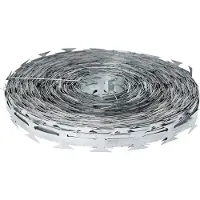 vidaXL Scheermes Draad Zilver 5000 x 1,9 cm Gegalvaniseerd staal