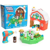 Learning Resources educatief speelgoed Design & Drill Bolt Buddies Barn boerderij. - 3+