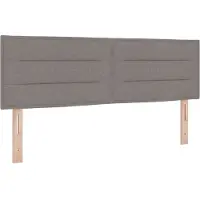 vidaXL Hoofdbord Taupe Stof
