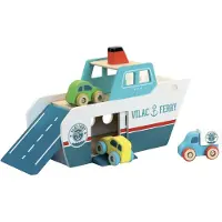 Vilac Ferry boot Vilacity blauw - Houten Boot