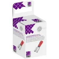 TRU COMPONENTS 8436780 Flachsteckhülsen-Sortiment Steckbreite 6.30 mm Steckdicke 0.80 180°