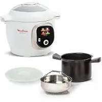 Moulinex Cookeo+ CE85CA10, 4 liter, 1600 watt, wit, kunststof, keramisch, LCD-display