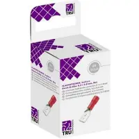 TRU COMPONENTS 8436720 Flachstecker-Sortiment Steckbreite 6.30 mm Steckdicke 0.80 180°