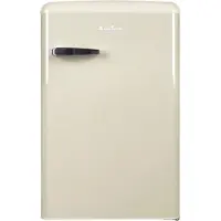 Amica Retro - Tafelmodel Koelkast met vriesvak *** AR1112C - Crèmekleur ( Beige )
