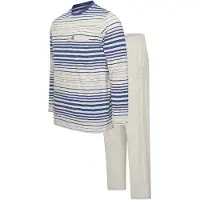 Cappuccino Italia Pyjama Siena Pyjama Blauw