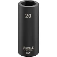 DeWalt DT7554 Krachtdop 1/2 lang | 20mm