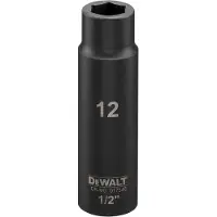 DeWalt DT7546 Krachtdop 1/2" lang | 12mm