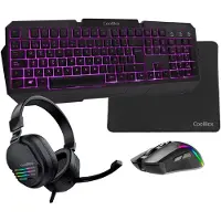 Deep Gaming Xwing2 Dg-ktraa-15 Gamingset Muis Toetsenbord Headset Muismat