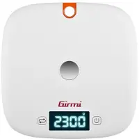 Girmi PS02 Tafelblad Rond Elektronische keukenweegschaal Oranje, Wit