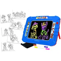 Lexibook Paw Patrol Neon Lichtgevend Tekenbord met pennen en sjablonen