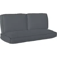vidaXL Kussen Set Oxford Stof Antraciet 120 x 50 x 52 cm