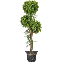 HOMCOM -Kunstplanten-PE-30x30x115cm-Groen