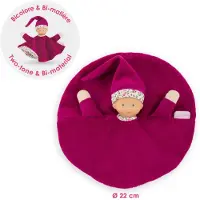 Corolle knuffeldoek roze Grenadine baby knuffelpopje 17cm zacht speelgoed.