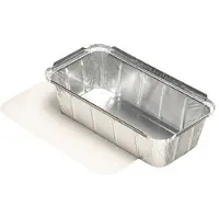 Papstar 14514 Einweg-Lebensmittelbehälter Aluminium