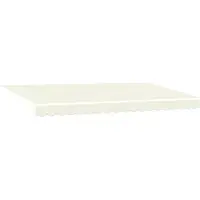 vidaXL Uitschuifbare luifel Crème 350 x 200 cm Stof