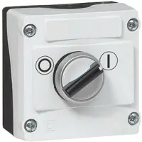 Baco Roterende schakelaarbehuizing met 22 mm frontelementen, Knoppen + Schakelaars, Zwart, Grijs