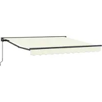 vidaXL Zonnescherm Frame Crèmekleurig 300 x 250 cm
