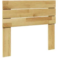 vidaXL Hoofdbord 90 cm massief eikenhout